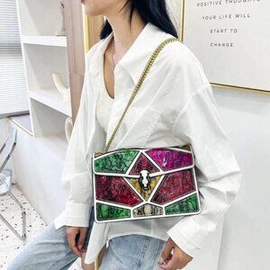 Retro Texture Crossbody Shoulder Bag